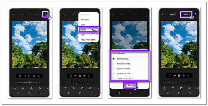 Compress Videos with Samsung Gallery App