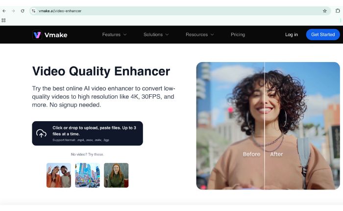Vmake AI Upscaler
