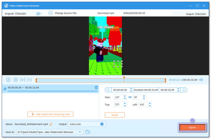 Export Tiktok Video Without Watermark
