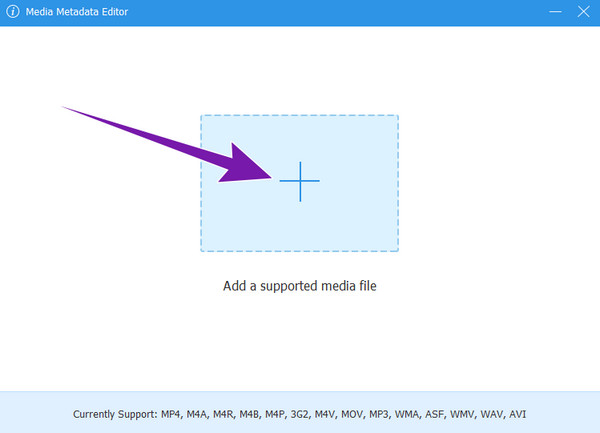 Tipard Media Data Editor -tuonti