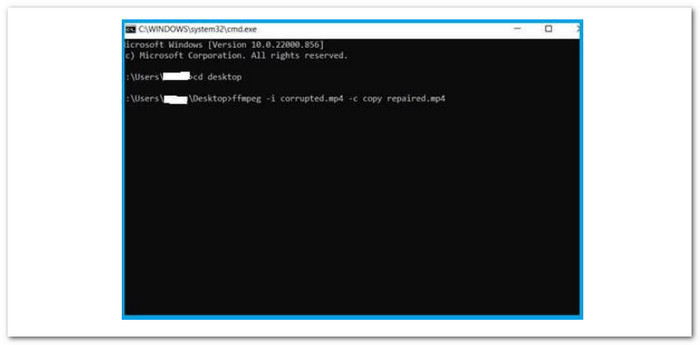 FFmpeg Repair Damaged Video Files