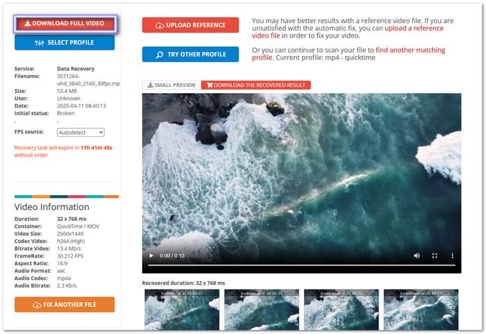 Fix Video Repair Damaged MP4 Video File