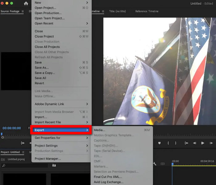 Eksportuj Premiere Pro