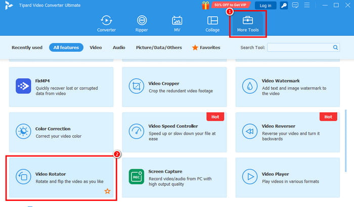 More Tools Video Rotator Tipard