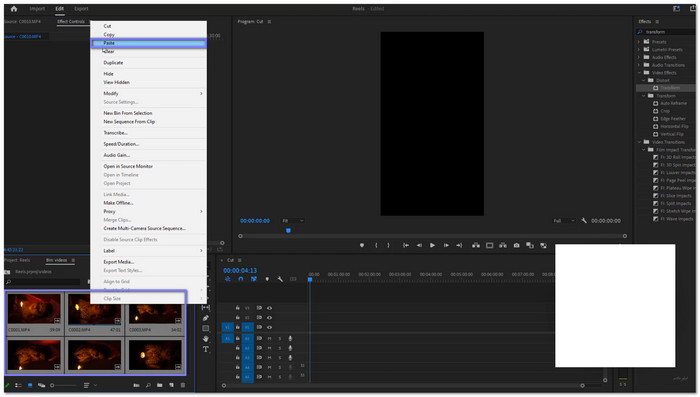 Rotate Multiple Clips In Premiere Pro