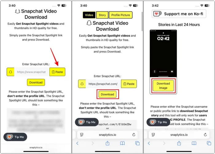 Snapchat Downloader