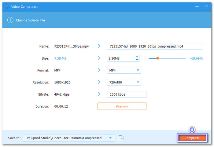Save Your Compressed Video For Messenger