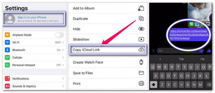 Send Large Video File Through Messenger on iPhone
