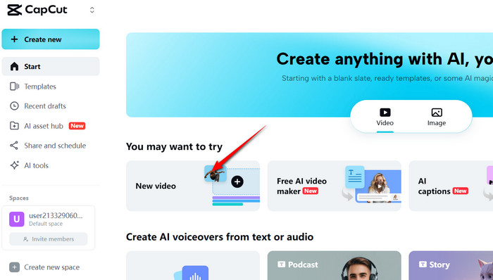 Create New Project