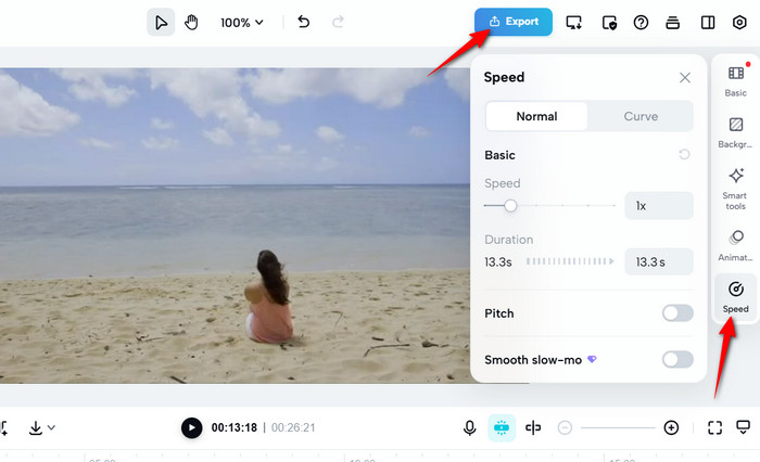 Speed Up And Export