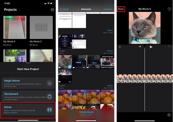 iMovie Adımları