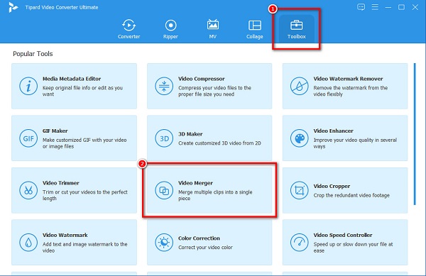 Sloučení videa Toolbox