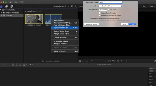 Leikkaa Pro Sync Video Audio