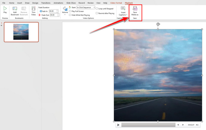 Save Trimmed Video Powerpoint