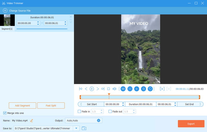Tipard Video Editor And Trimmer