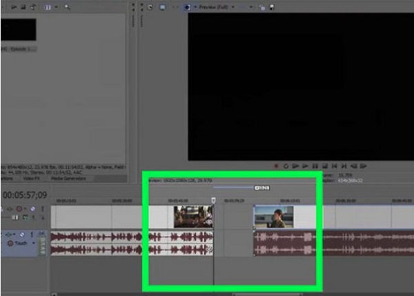 Acabamento Sony Vegas