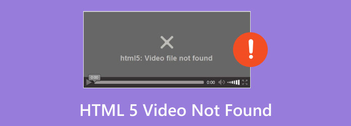 Vidéo HTML 5 introuvable
