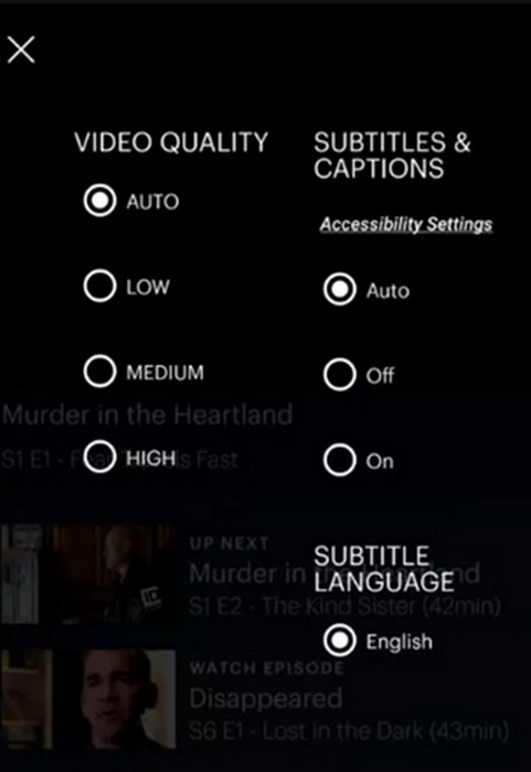 Subtitle Languages