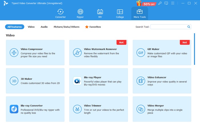 Tipard Interface