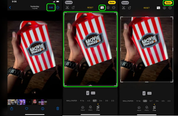 Set Aspect Ratio iPhone