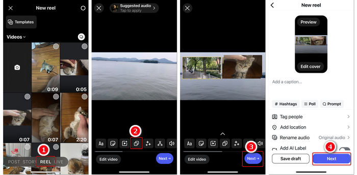 Make Video Collage On Instagram