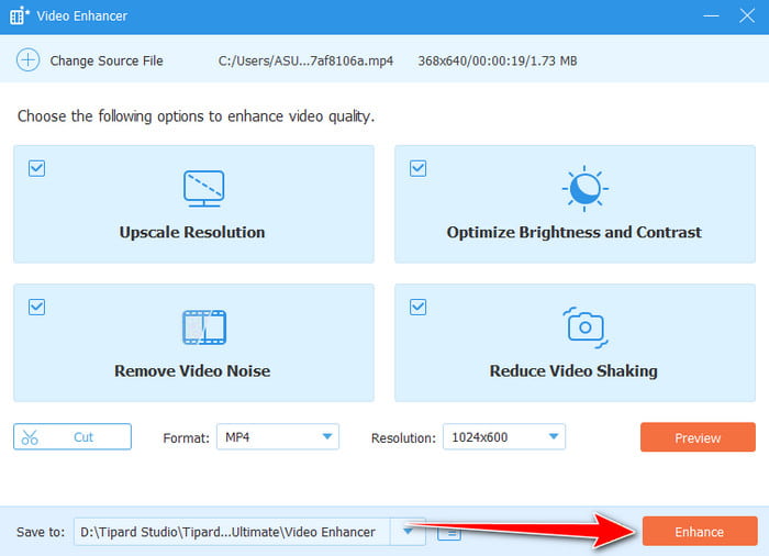 Enhance Button Tipard