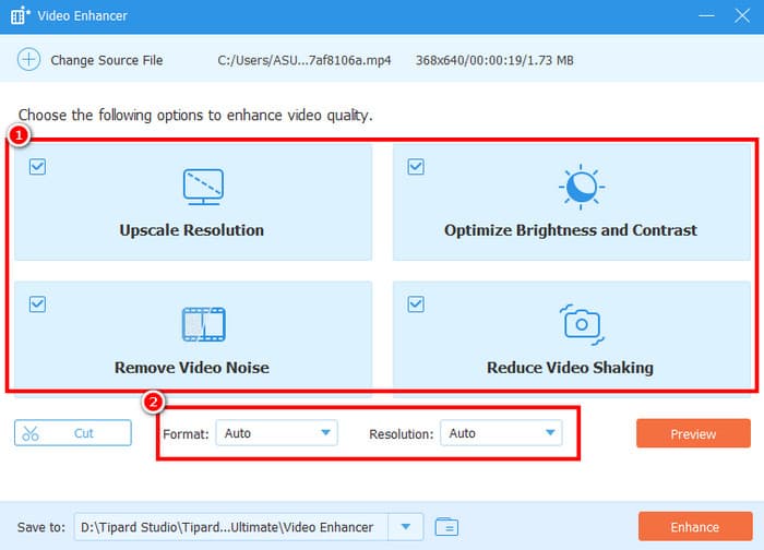Enhance Video Tipard