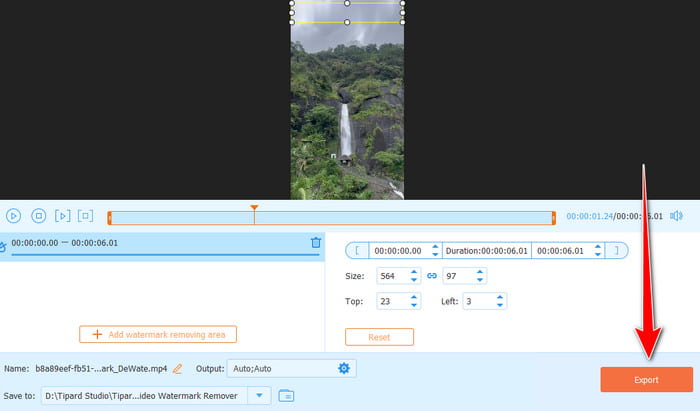 Export Save Video Tipard