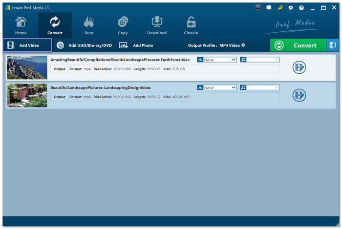 Import The Video You Want to Convert