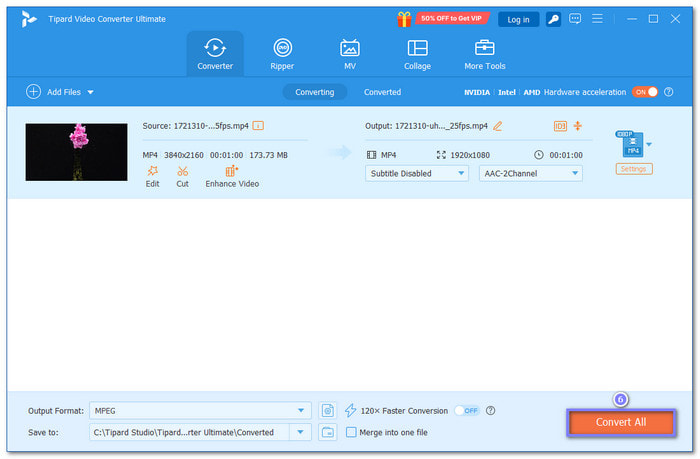 Start Converting Raw Simple Video