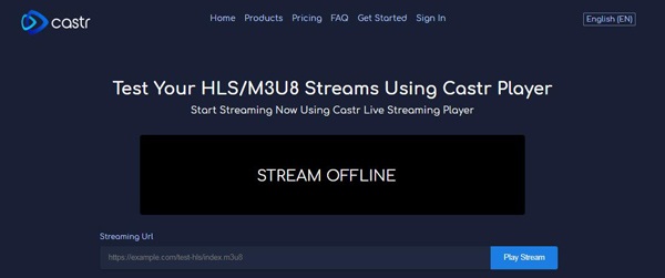 Castr Live Stream Player