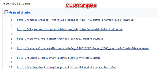 M3U8 Samples