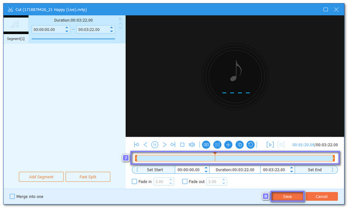 Trim Parts of Your Audio File