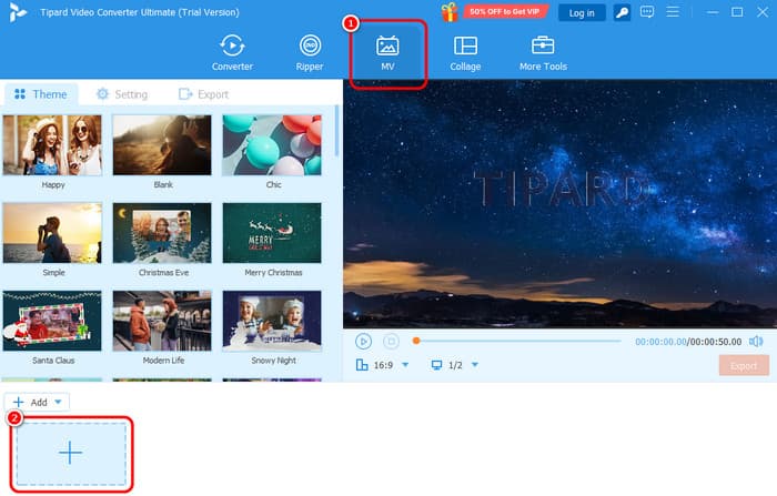 MV Plus Add Files Tipard