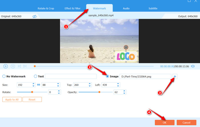 Add Video Watermark