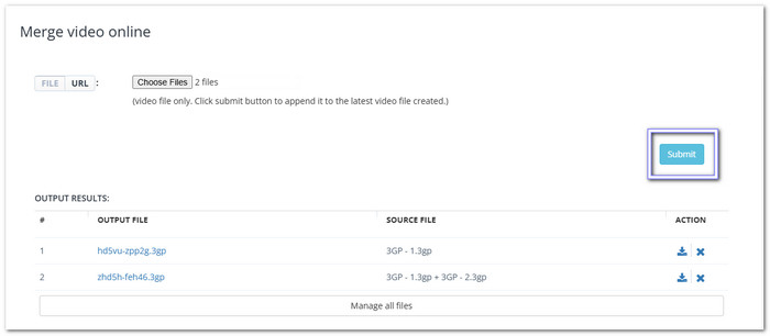 Aconvert Online Methods to Merge 3GP Files