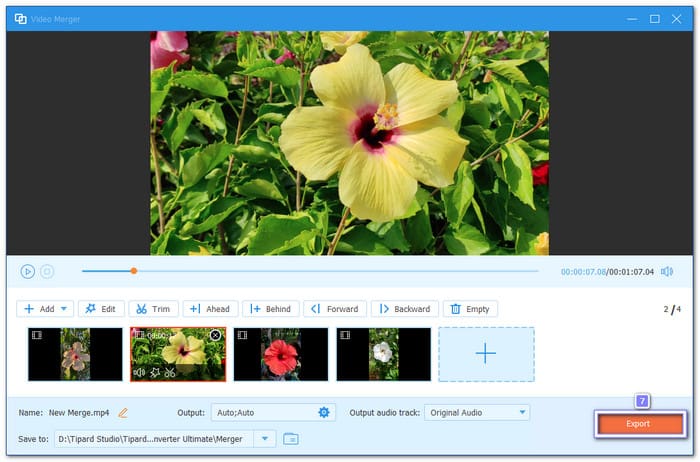 Merge The Videos Into One File