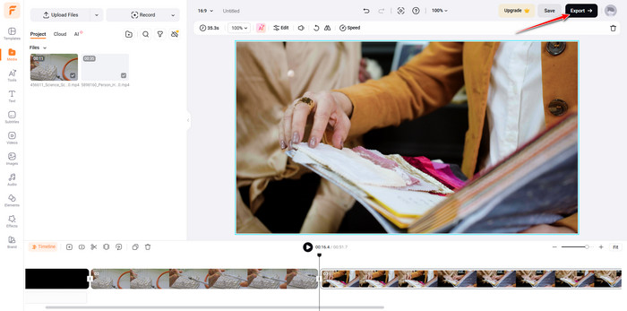 Merge Video Flexclip