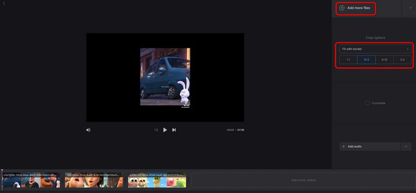 Clideo Merge Video Process