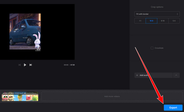 Clideo Save Merged Video