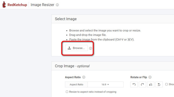 Browse Upload Image