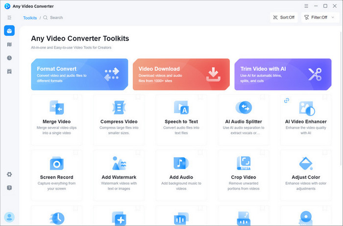 AVC Main Interface