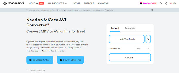 Movavi Video Converter Online