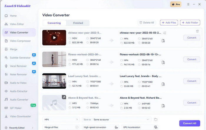 EaseUS Video Converter