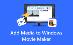 Adicionar mídia ao Windows Movie Maker