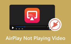AirPlay não reproduz reparo de vídeo