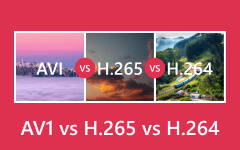 AV1 contre H265 contre H264