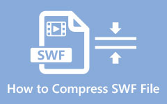 Komprimer SWF-filstørrelse