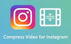 Komprimer videoer for Instagram