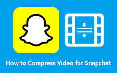 Komprimer videoer til Snapchat